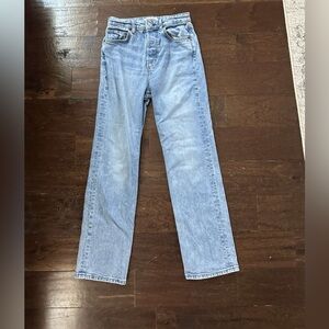 REFORMATION-Cynthia High-rise stretch straight leg jeans-size 26-EUC